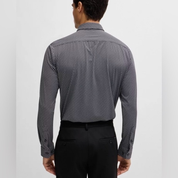 Boss Slim Fit Stretch Long Sleeve Button Down - Picture 3 of 12